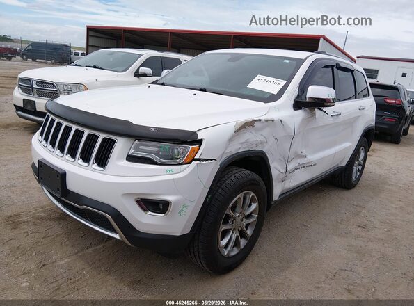 1C4RJFBG5GC385176 2016 JEEP GRAND CHEROKEE White Առջևի ձախ երեք քառորդ տեսարան