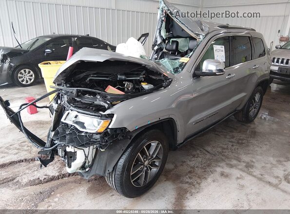 1C4RJFBG6HC600419 2017 JEEP GRAND CHEROKEE Silver წინა მარცხენა ხედი სამი მეოთხედიდან