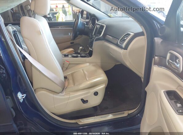 1C4RJFBG6HC761059 2017 JEEP GRAND CHEROKEE Blue Вид салону спереду