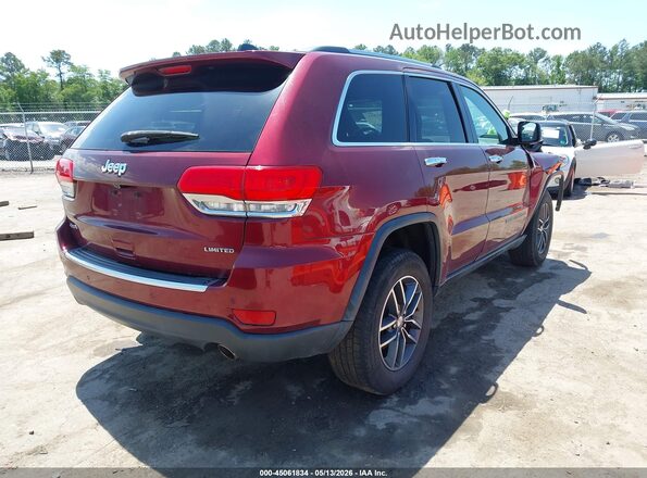 1C4RJFBG6HC764656 2017 JEEP GRAND CHEROKEE Burgundy უკანა მარჯვენა