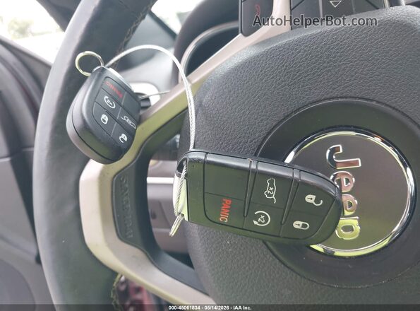 1C4RJFBG6HC764656 2017 JEEP GRAND CHEROKEE Burgundy წინა პანელის ხედი