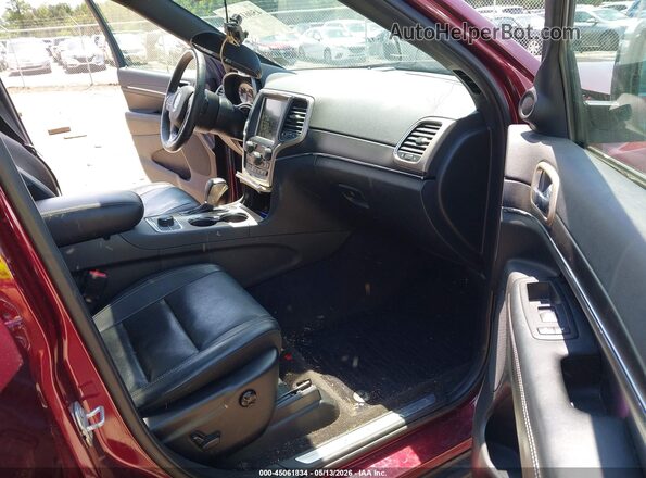 1C4RJFBG6HC764656 2017 JEEP GRAND CHEROKEE Burgundy წინა სალონის ხედი