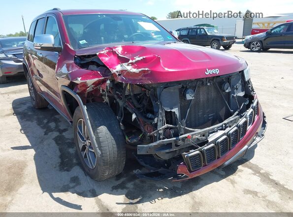 1C4RJFBG6HC764656 2017 JEEP GRAND CHEROKEE Burgundy წინა ხედი