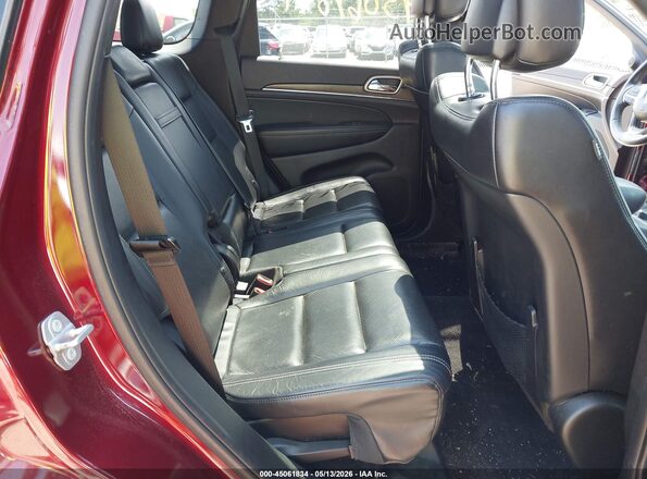 1C4RJFBG6HC764656 2017 JEEP GRAND CHEROKEE Burgundy VIN კოდის სტიკერის ხედი