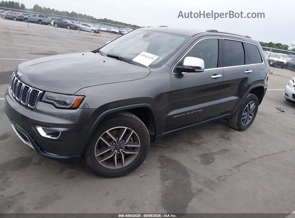 1C4RJFBG6MC508432 2021 JEEP GRAND CHEROKEE Gray Vista tres cuartos delantera izquierda