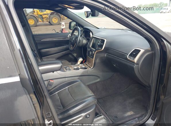 1C4RJFBG7HC653713 2017 JEEP GRAND CHEROKEE Black წინა სალონის ხედი