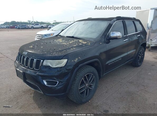 1C4RJFBG7HC653713 2017 JEEP GRAND CHEROKEE Black წინა მარცხენა ხედი სამი მეოთხედიდან