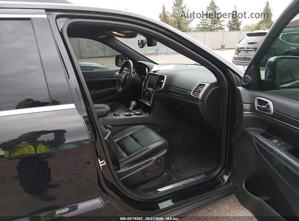 1C4RJFBG7HC754542 2017 JEEP GRAND CHEROKEE Black Front interior view