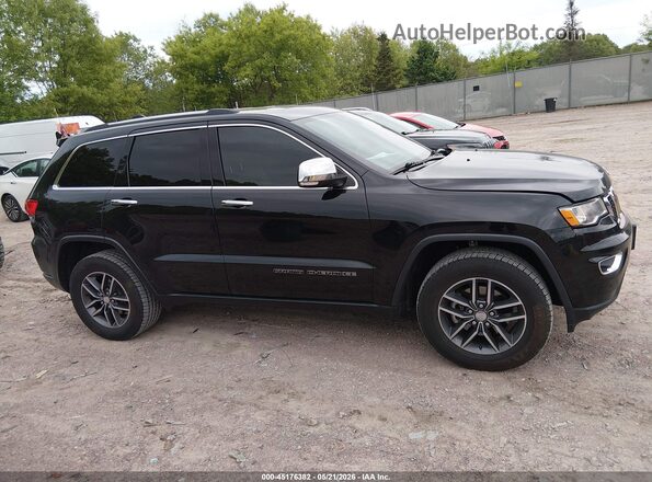 1C4RJFBG7HC754542 2017 JEEP GRAND CHEROKEE Black Rear interior view