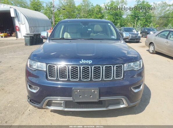 1C4RJFBG7JC327061 2018 JEEP GRAND CHEROKEE Синий Вид спереди