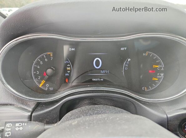 1C4RJFBG7KC842675 2019 JEEP GRAND Угольный Вид щитка приборов