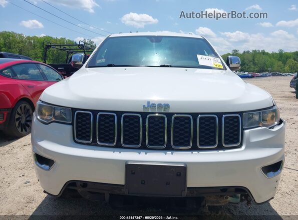 1C4RJFBG8HC802663 2017 JEEP GRAND CHEROKEE White Widok wnętrza z tyłu