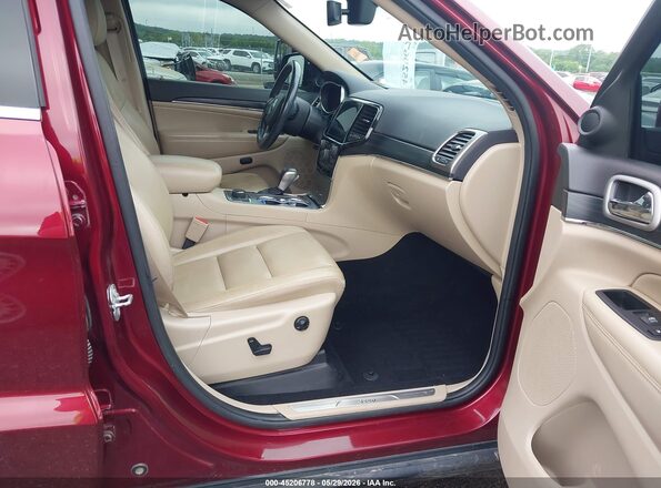 1C4RJFBG8LC426426 2020 JEEP GRAND CHEROKEE Red Widok wnętrza z przodu