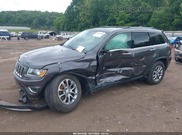 1C4RJFBG9GC414971 2016 JEEP GRAND CHEROKEE Black Առջևի ձախ երեք քառորդ տեսարան