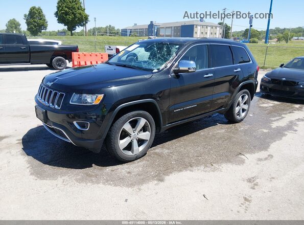 1C4RJFBG9GC491940 2016 JEEP GRAND CHEROKEE Black წინა მარცხენა ხედი სამი მეოთხედიდან