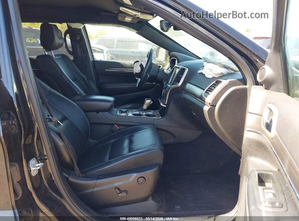 1C4RJFBG9HC853167 2017 JEEP GRAND CHEROKEE Black Front interior view