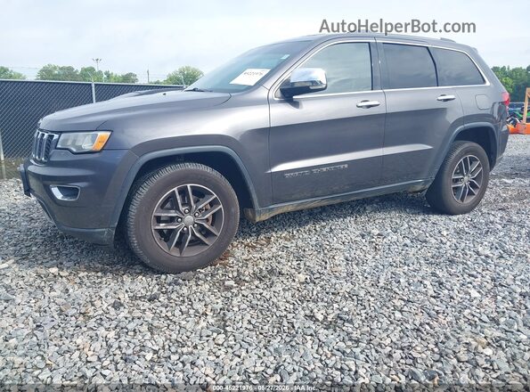 1C4RJFBG9HC920060 2017 JEEP GRAND CHEROKEE Gray Առջևի ձախ երեք քառորդ տեսարան
