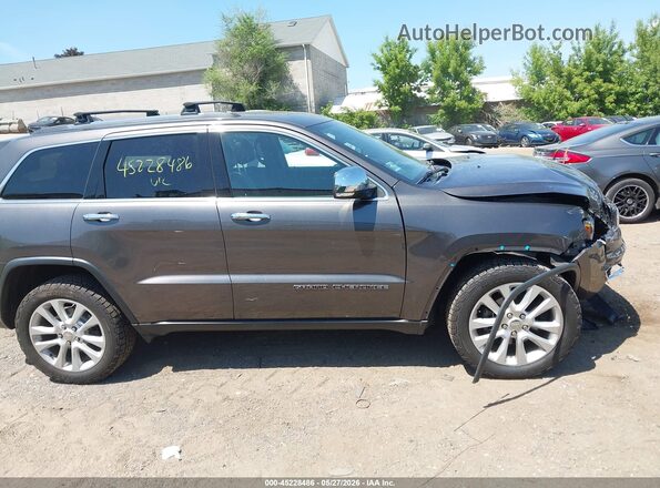 1C4RJFBGXHC727898 2017 JEEP GRAND CHEROKEE Black ხელსაწყოთა პანელის ხედი