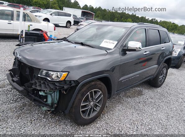 1C4RJFBGXJC105582 2018 JEEP GRAND CHEROKEE Gray წინა მარცხენა ხედი სამი მეოთხედიდან