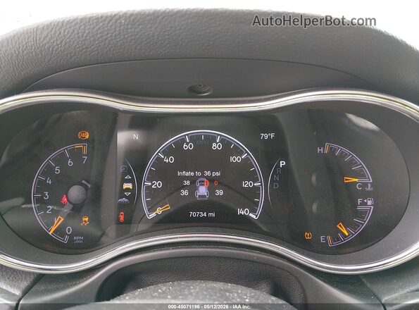 1C4RJFBGXJC105582 2018 JEEP GRAND CHEROKEE Gray უკანა სავარძლების ხედი
