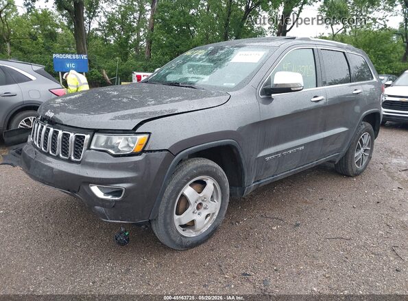 1C4RJFBGXJC280544 2018 JEEP GRAND CHEROKEE Gray Առջևի ձախ երեք քառորդ տեսարան