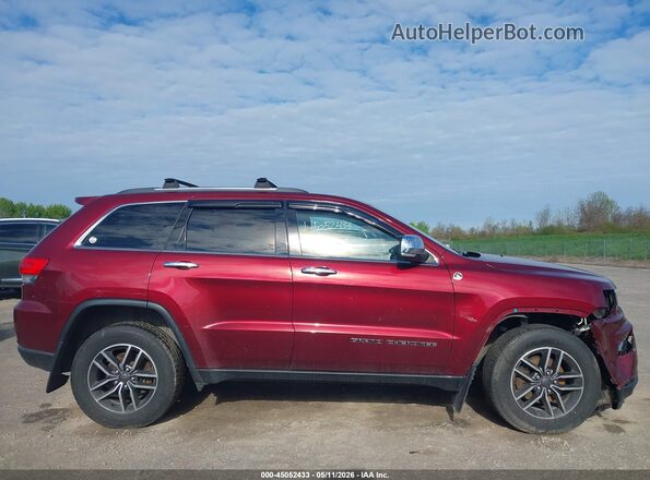 1C4RJFBGXKC608336 2019 JEEP GRAND CHEROKEE Red Widok wnętrza 360 stopni