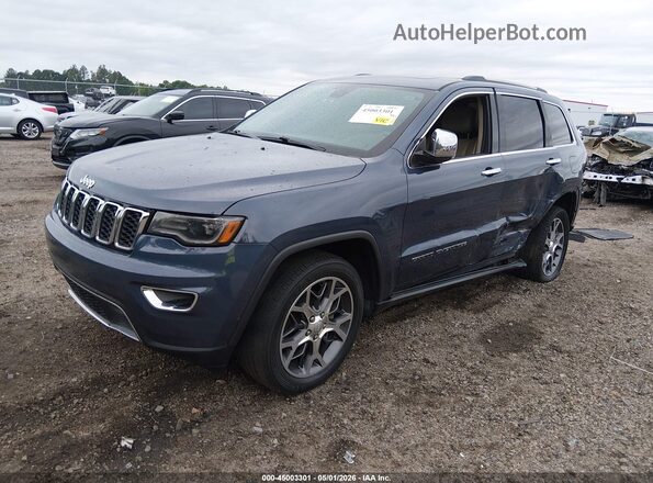 1C4RJFBGXLC176879 2020 JEEP GRAND CHEROKEE Blue Передня ліва чверть