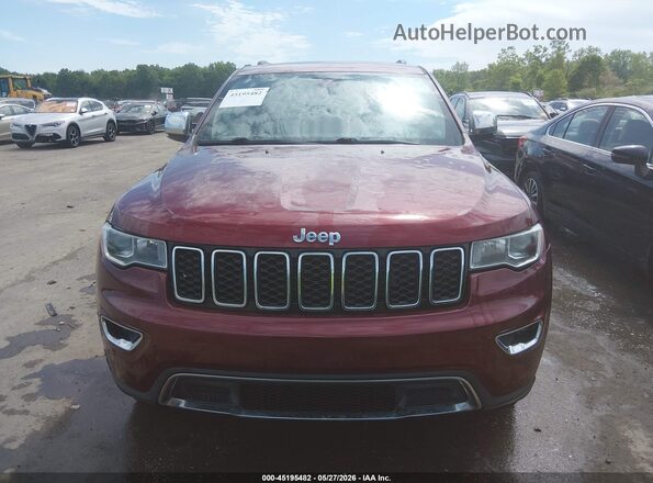 1C4RJFBGXLC216183 2020 JEEP GRAND CHEROKEE Красный Вид щитка приборов