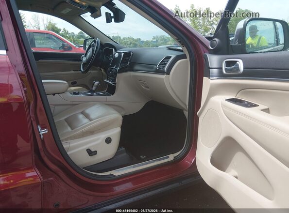 1C4RJFBGXLC216183 2020 JEEP GRAND CHEROKEE Красный Вид салона спереди