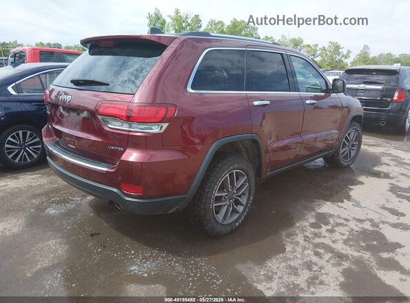 1C4RJFBGXLC216183 2020 JEEP GRAND CHEROKEE Красный Задняя правая четверть