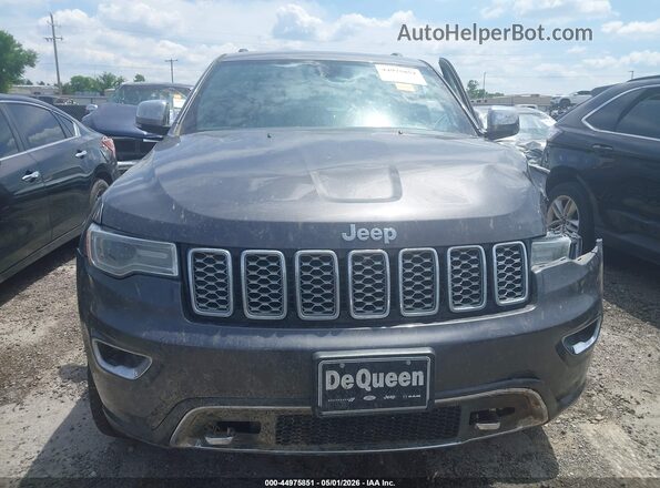 1C4RJFCG0JC418705 2018 JEEP GRAND CHEROKEE Black Widok deski rozdzielczej