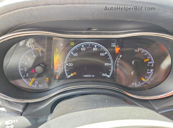 1C4RJFCG1KC539972 2019 JEEP GRAND Black Widok zestawu wskaźników