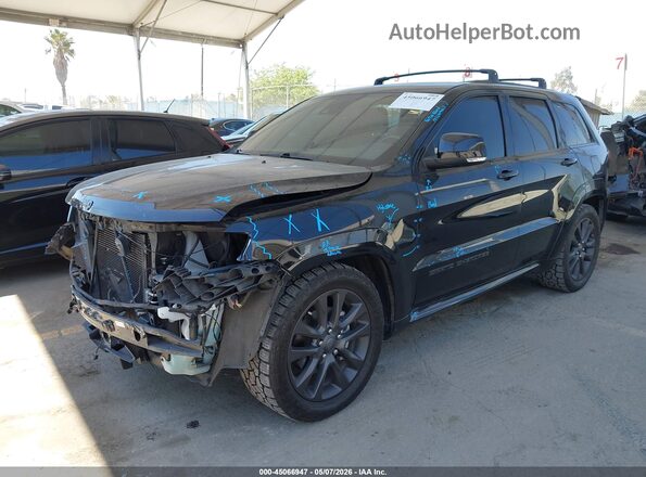 1C4RJFCG3JC458311 2018 JEEP GRAND CHEROKEE Black Առջևի ձախ երեք քառորդ տեսարան
