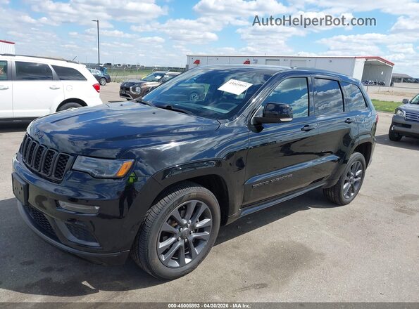 1C4RJFCG4KC527749 2019 JEEP GRAND CHEROKEE Black წინა მარცხენა ხედი სამი მეოთხედიდან