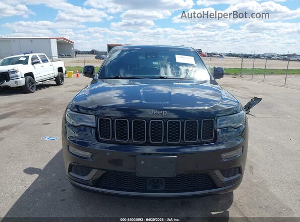 1C4RJFCG4KC527749 2019 JEEP GRAND CHEROKEE Black უკანა სალონის ხედი