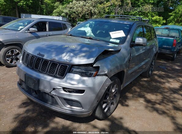 1C4RJFCG4MC673099 2021 JEEP GRAND CHEROKEE Silver Front view