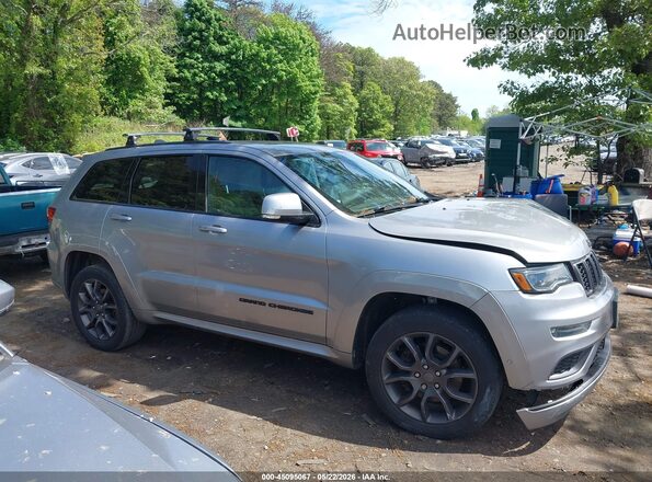 1C4RJFCG4MC673099 2021 JEEP GRAND CHEROKEE Silver Rear interior view