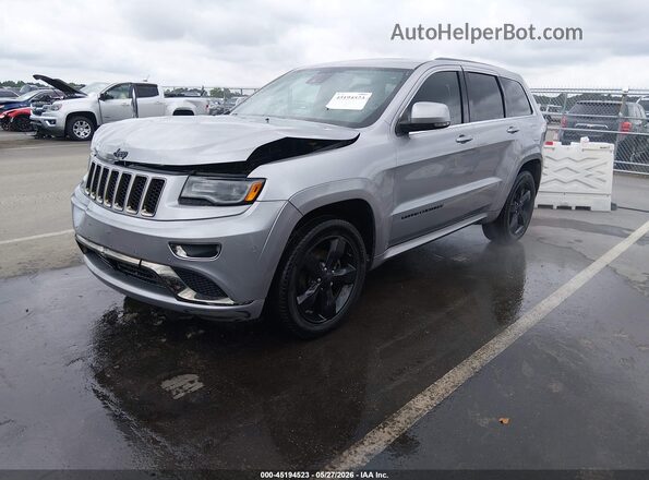 1C4RJFCG5GC349163 2016 JEEP GRAND CHEROKEE Серебряный Передняя левая четверть