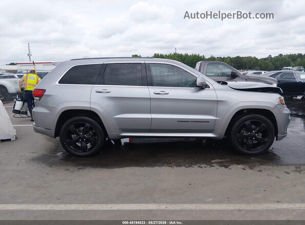 1C4RJFCG5GC349163 2016 JEEP GRAND CHEROKEE Серебряный Вид задней части салона