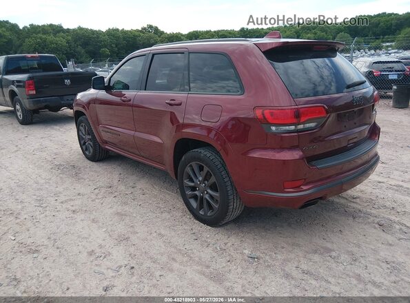 1C4RJFCG5JC122790 2018 JEEP GRAND CHEROKEE Burgundy Հետևի ձախ