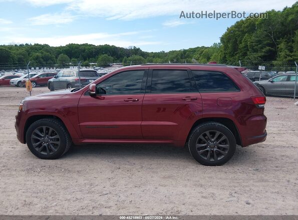 1C4RJFCG5JC122790 2018 JEEP GRAND CHEROKEE Burgundy Սալոնի 360 աստիճան տեսք