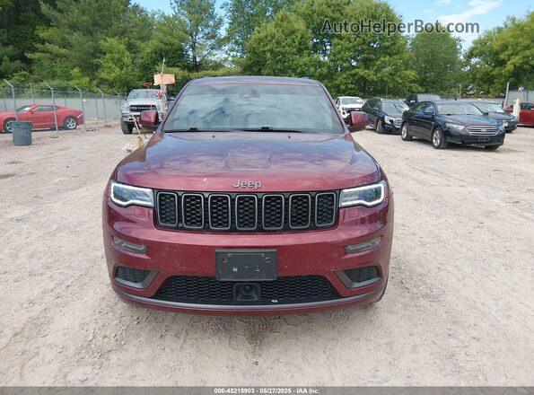 1C4RJFCG5JC122790 2018 JEEP GRAND CHEROKEE Burgundy Սարքավորումների վահանակի տեսք