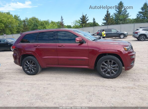 1C4RJFCG5JC122790 2018 JEEP GRAND CHEROKEE Burgundy Սալոնի հետևի տեսք