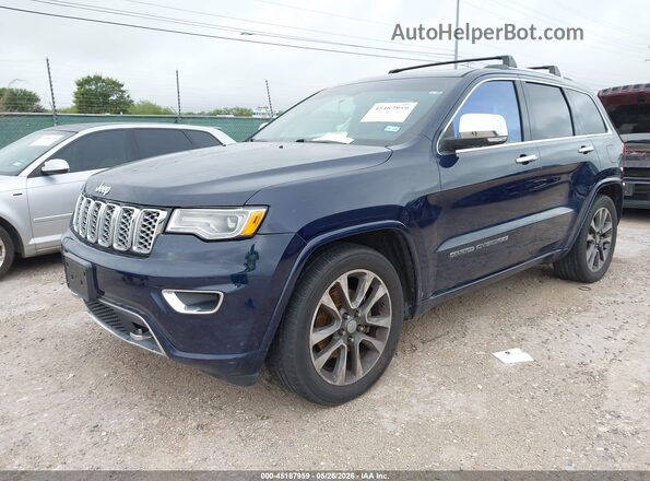 1C4RJFCG7HC879751 2017 JEEP GRAND CHEROKEE Dark Blue წინა მარცხენა ხედი სამი მეოთხედიდან