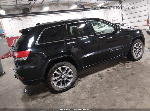 1C4RJFCG7JC458280 2018 JEEP GRAND CHEROKEE Черный Задняя правая четверть