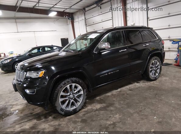 1C4RJFCG7JC458280 2018 JEEP GRAND CHEROKEE Черный Передняя левая четверть