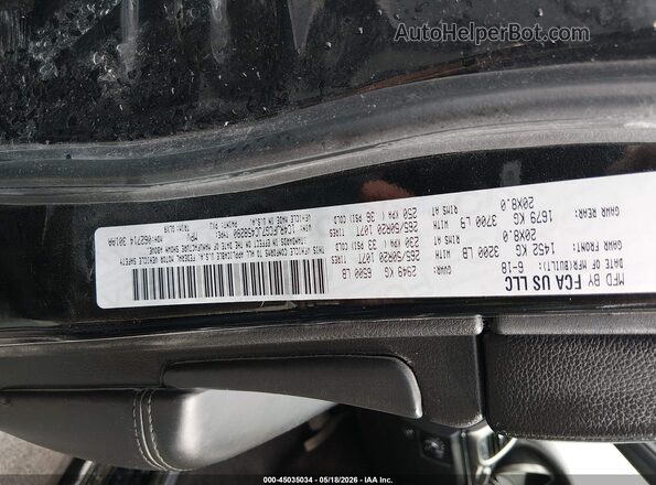 1C4RJFCG7JC458280 2018 JEEP GRAND CHEROKEE Черный Вид подкапотного пространства