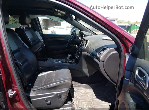 1C4RJFCG8JC217859 2018 JEEP GRAND CHEROKEE Burgundy Widok wnętrza z przodu