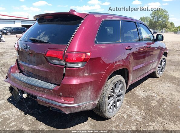 1C4RJFCG8JC217859 2018 JEEP GRAND CHEROKEE Burgundy Tył prawy