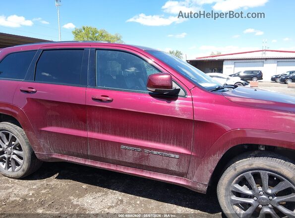 1C4RJFCG8JC217859 2018 JEEP GRAND CHEROKEE Burgundy Widok wnętrza z tyłu